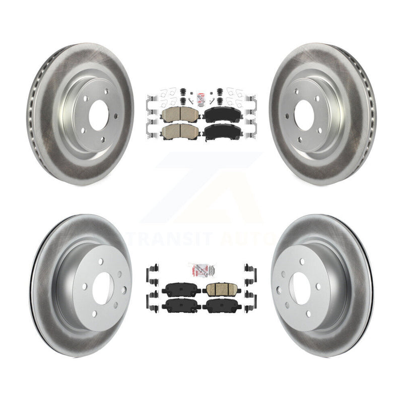 Transit Auto KGA-102197 Disc Brake Kit for 2016-2017 INFINITI QX50 - Front and Rear