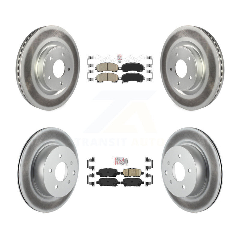 Transit Auto KGA-102198 Disc Brake Kit for 2016-2017 INFINITI QX50 - Front and Rear