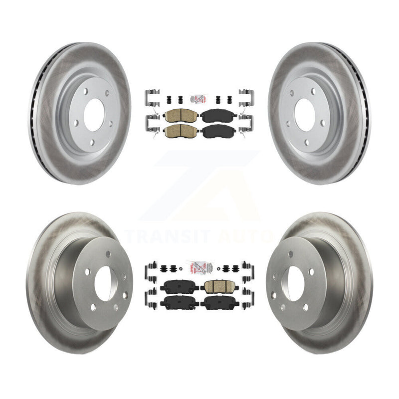 Transit Auto KGA-102199 Disc Brake Kit for 2011-2017 Nissan Juke - Front and Rear