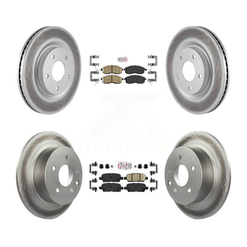 Transit Auto KGA-102200 Disc Brake Kit for 2011-2017 Nissan Juke - Front and Rear