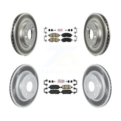 Transit Auto KGA-102202 Disc Brake Kit for 2017 Nissan LEAF - Front and Rear