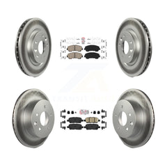 Transit Auto KGA-102212 Disc Brake Kit for 2014-2023 Nissan Rogue, Nissan Rogue Sport, Nissan Qashqai - Front and Rear