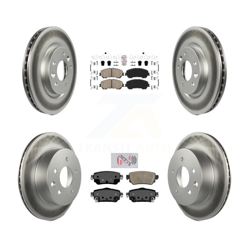 Transit Auto KGA-102219 Disc Brake Kit for 2019 Nissan Rogue Sport - Front and Rear