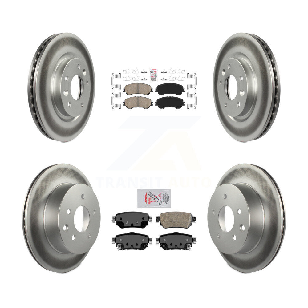 Transit Auto KGA-102220 Disc Brake Kit for 2019 Nissan Rogue Sport - Front and Rear