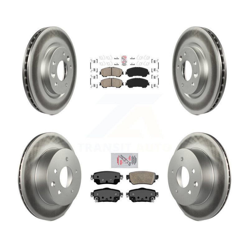 Transit Auto KGA-102220 Disc Brake Kit for 2019 Nissan Rogue Sport - Front and Rear
