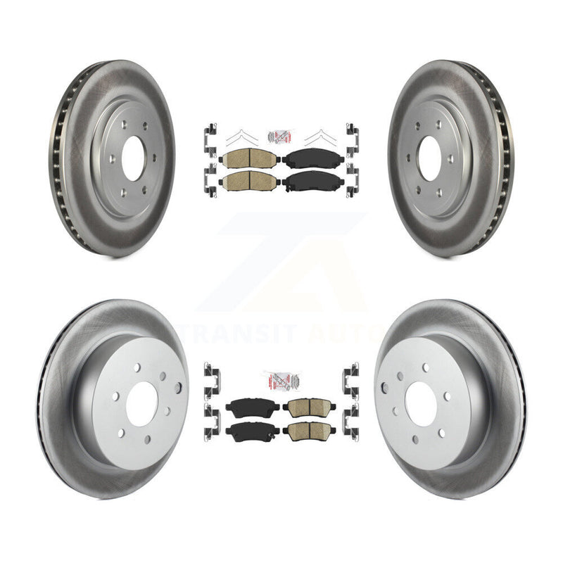 Transit Auto KGA-102229 Disc Brake Kit for 2005-2012 Nissan Pathfinder - Front and Rear