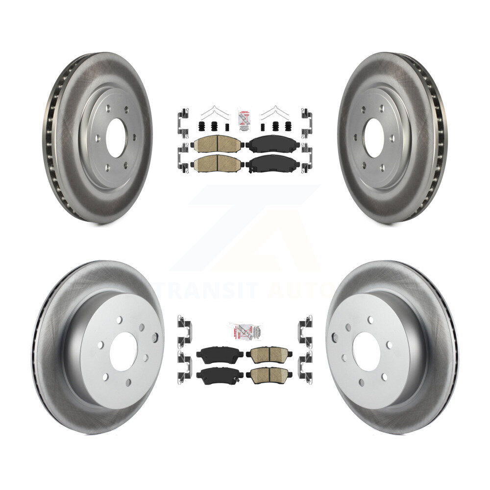Transit Auto KGA-102230 Disc Brake Kit for 2005-2012 Nissan Pathfinder - Front and Rear