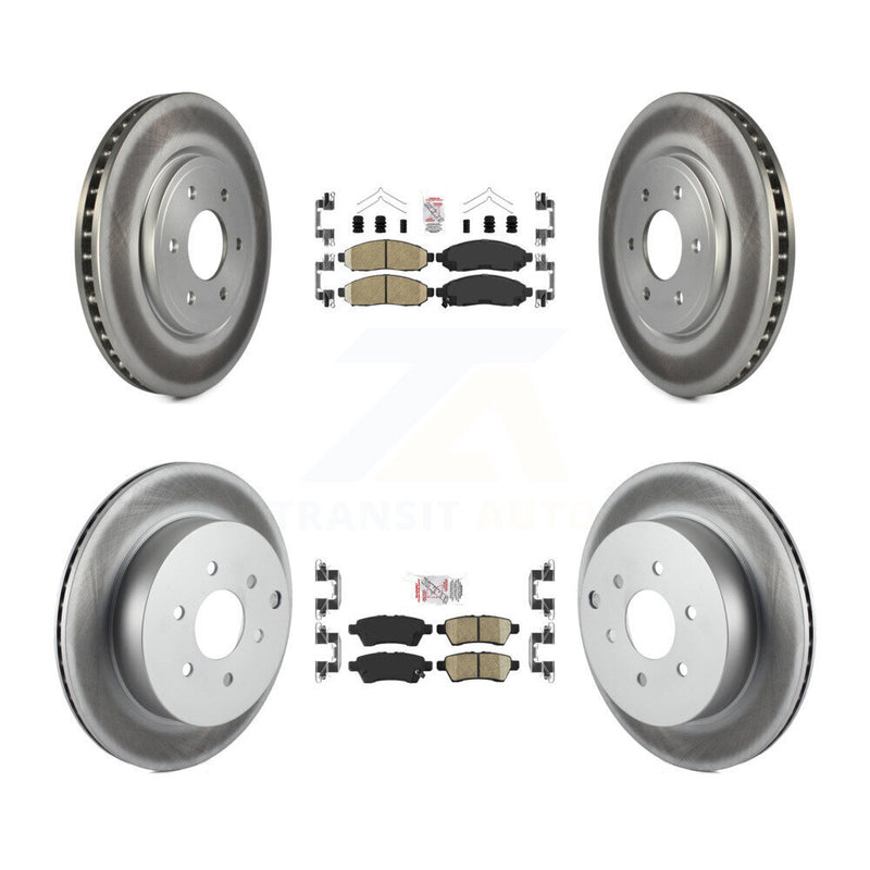 Transit Auto KGA-102230 Disc Brake Kit for 2005-2012 Nissan Pathfinder - Front and Rear