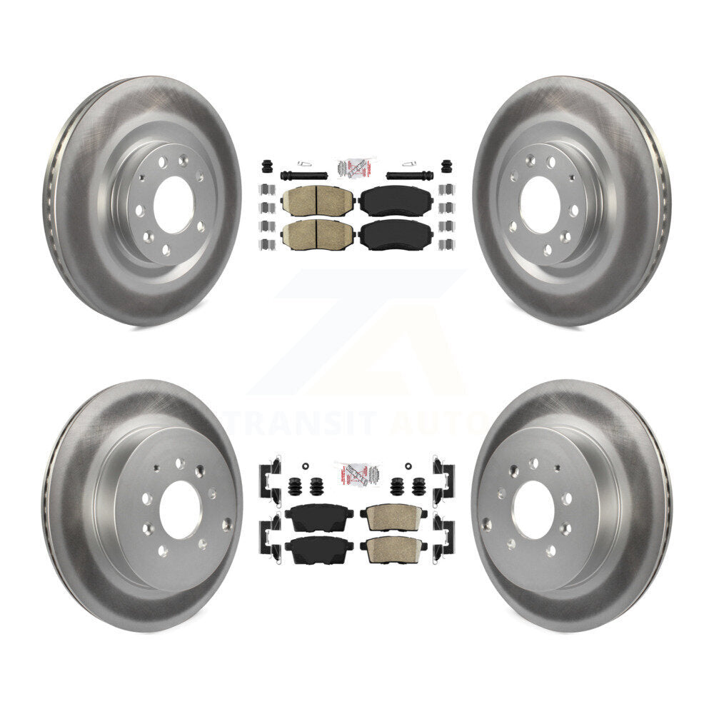 Transit Auto KGA-102231 Disc Brake Kit for 2007-2015 Mazda CX-9 - Front and Rear