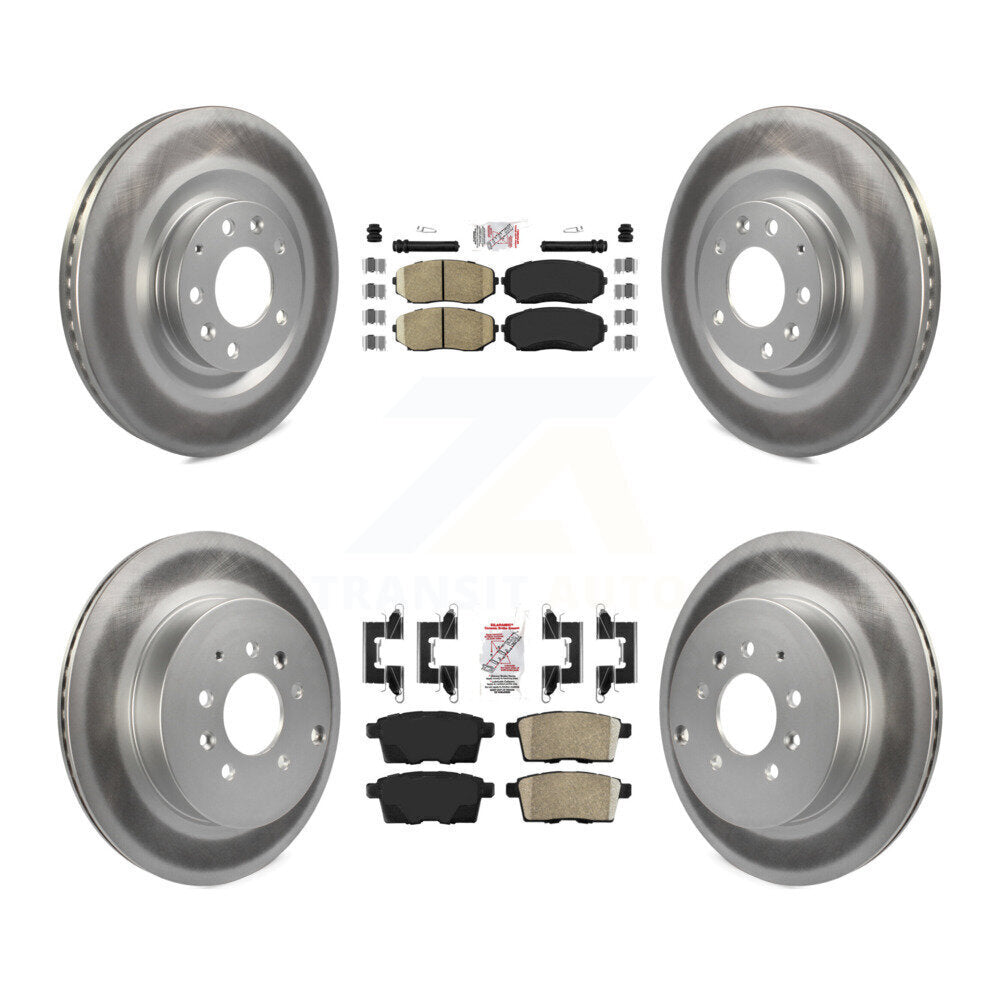 Transit Auto KGA-102233 Disc Brake Kit for 2007-2015 Mazda CX-9 - Front and Rear