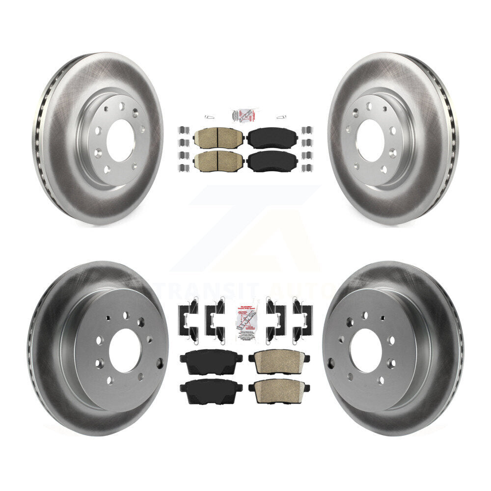 Transit Auto KGA-102238 Disc Brake Kit for 2007-2012 Ford Edge, Lincoln MKX, Mazda CX-7 - Front and Rear