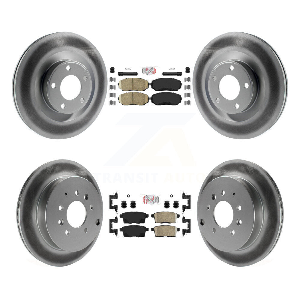 Transit Auto KGA-102239 Disc Brake Kit for 2007-2010 Ford Edge, Lincoln MKX - Front and Rear