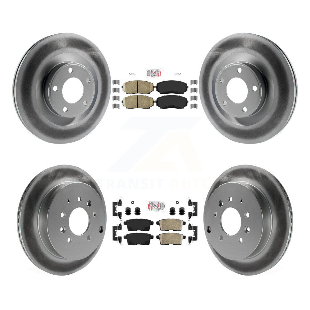 Transit Auto KGA-102240 Disc Brake Kit for 2007-2010 Ford Edge, Lincoln MKX - Front and Rear