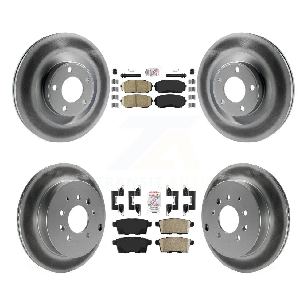 Transit Auto KGA-102241 Disc Brake Kit for 2007-2010 Ford Edge, Lincoln MKX - Front and Rear