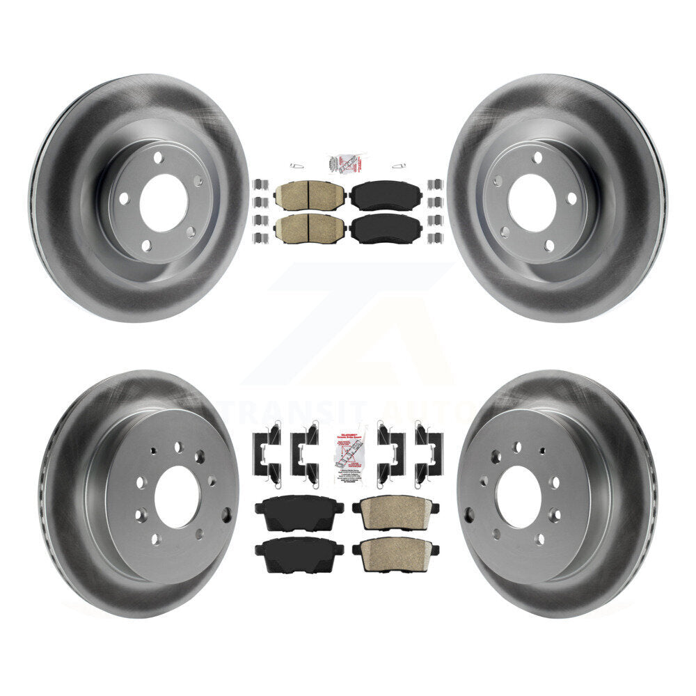 Transit Auto KGA-102242 Disc Brake Kit for 2007-2010 Ford Edge, Lincoln MKX - Front and Rear