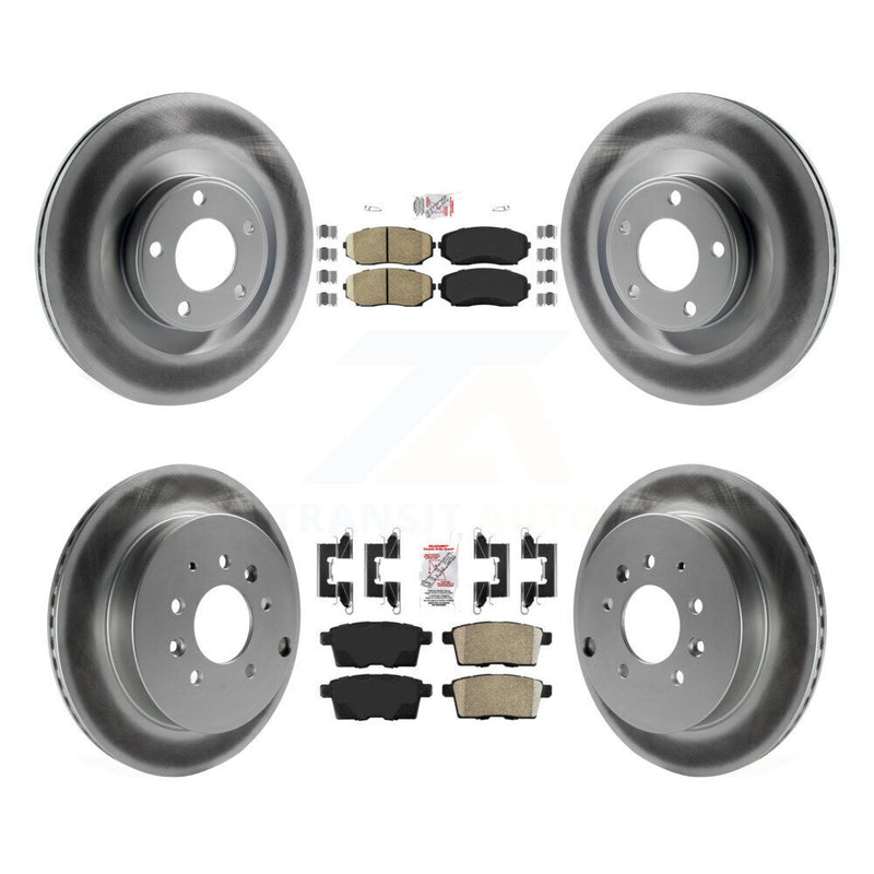 Transit Auto KGA-102242 Disc Brake Kit for 2007-2010 Ford Edge, Lincoln MKX - Front and Rear