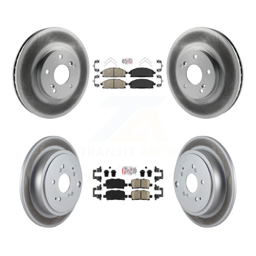 Transit Auto KGA-102243 Disc Brake Kit for 2003-2006 Acura MDX - Front and Rear