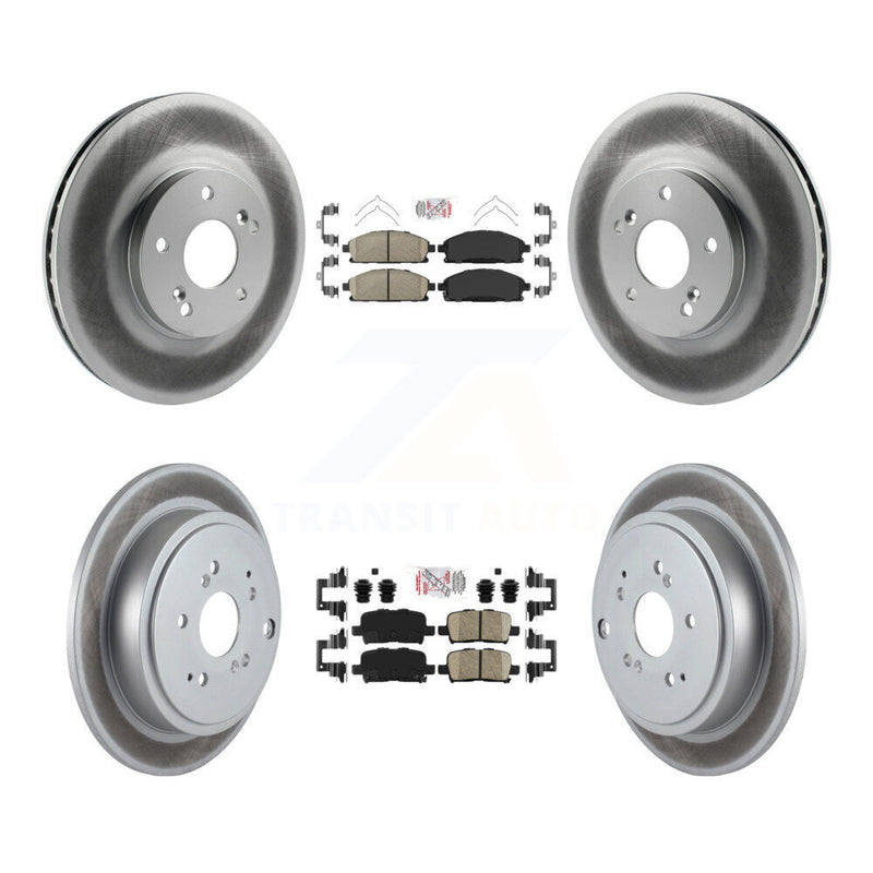 Transit Auto KGA-102243 Disc Brake Kit for 2003-2006 Acura MDX - Front and Rear