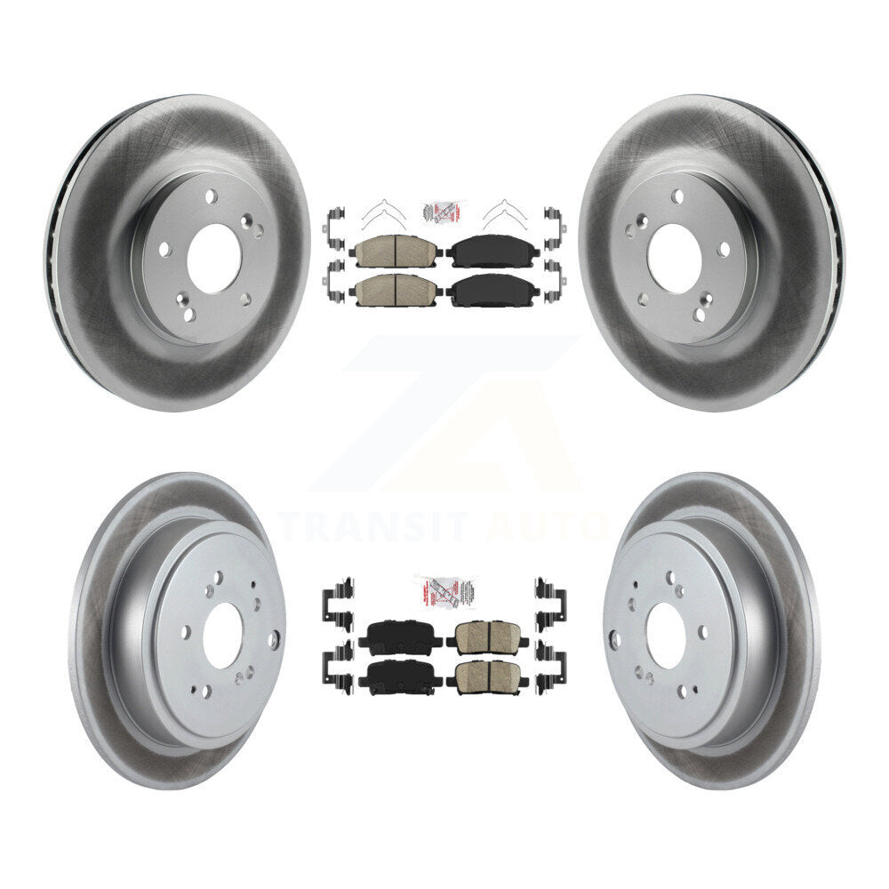 Transit Auto KGA-102244 Disc Brake Kit for 2003-2006 Acura MDX - Front and Rear