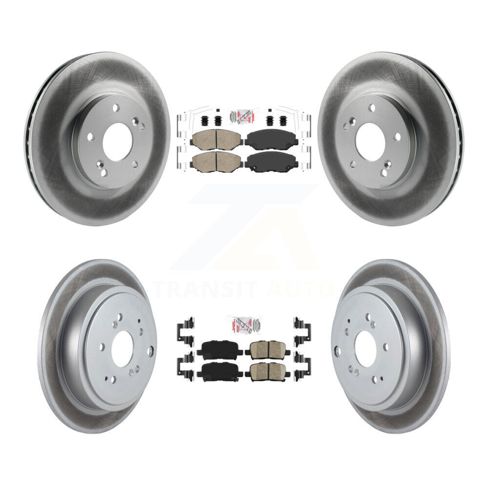 Transit Auto KGA-102250 Disc Brake Kit for 2003-2008 Honda Pilot - Front and Rear