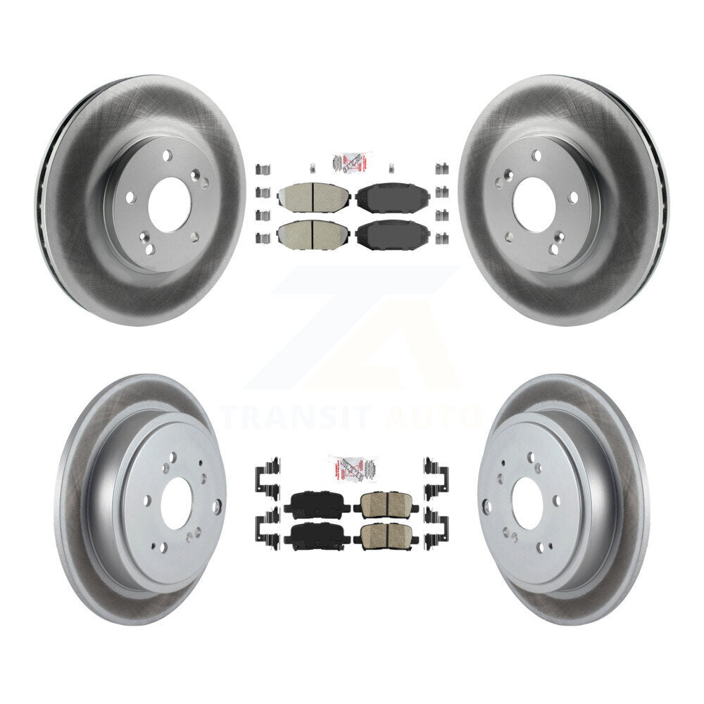 Transit Auto KGA-102252 Disc Brake Kit for 2001-2002 Acura MDX - Front and Rear