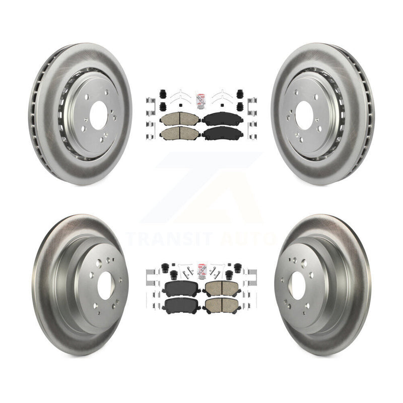 Transit Auto KGA-102253 Disc Brake Kit for 2014-2016 Acura MDX - Front and Rear