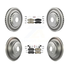 Transit Auto KGA-102254 Disc Brake Kit for 2014-2016 Acura MDX - Front and Rear