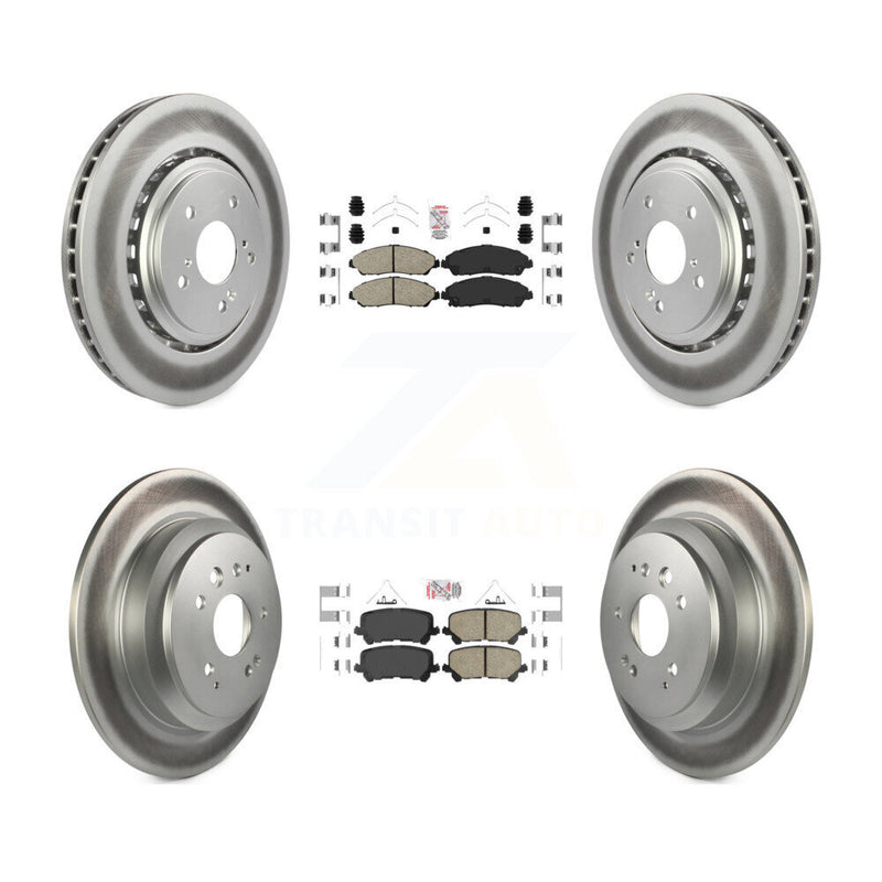 Transit Auto KGA-102255 Disc Brake Kit for 2014-2016 Acura MDX - Front and Rear