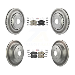 Transit Auto KGA-102256 Disc Brake Kit for 2014-2016 Acura MDX - Front and Rear