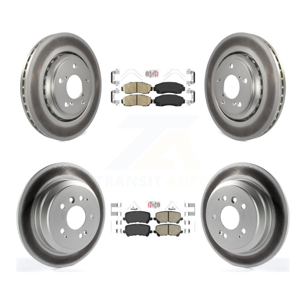 Transit Auto KGA-102263 Disc Brake Kit for 2019-2024 Honda Passport - Front and Rear