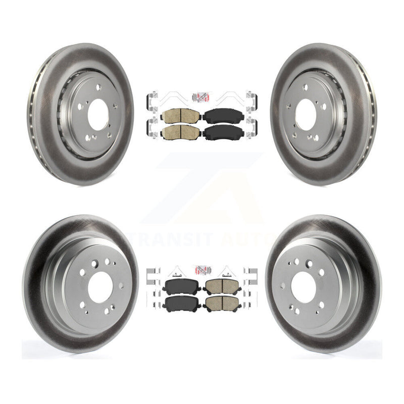 Transit Auto KGA-102263 Disc Brake Kit for 2019-2024 Honda Passport - Front and Rear