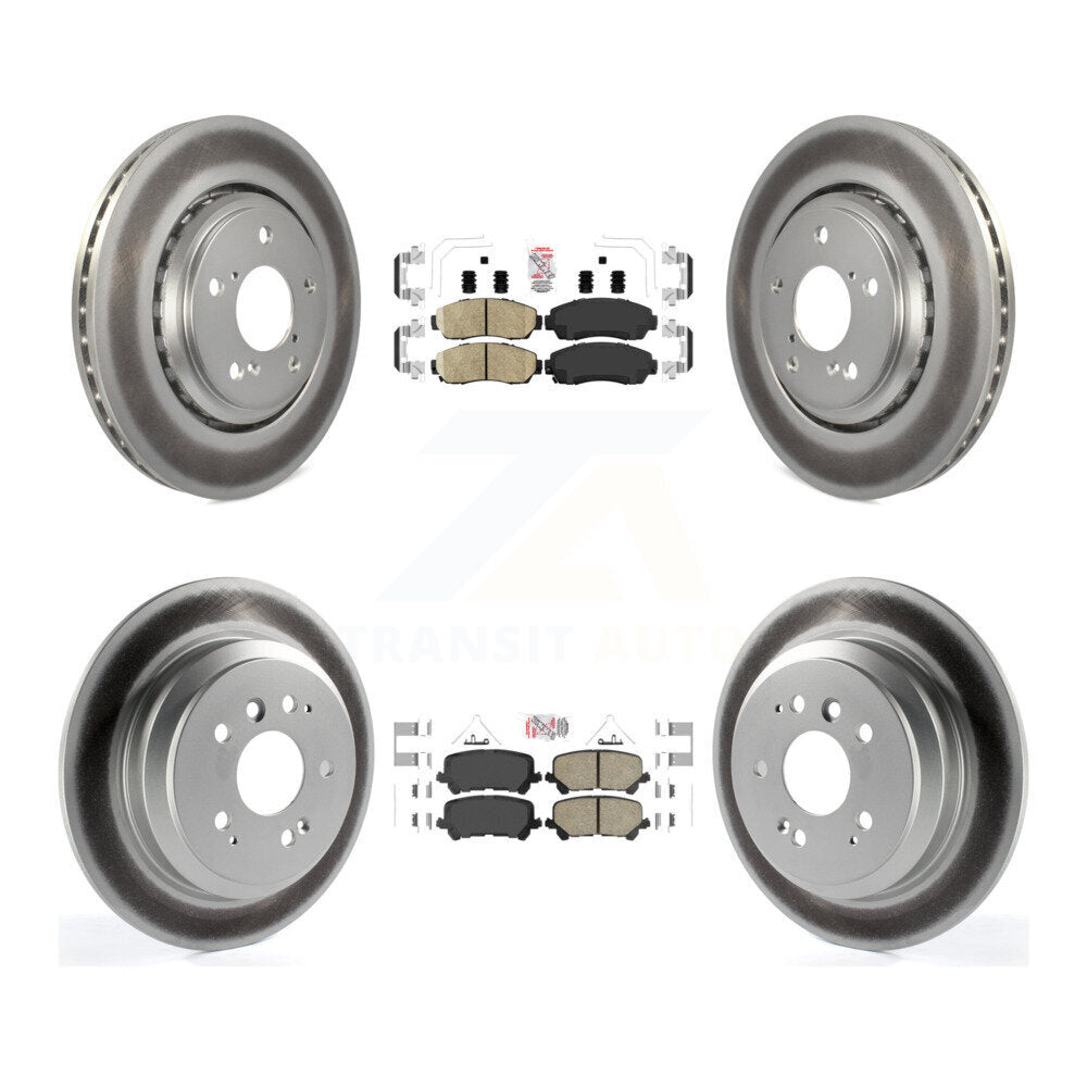 Transit Auto KGA-102264 Disc Brake Kit for 2019-2024 Honda Passport - Front and Rear