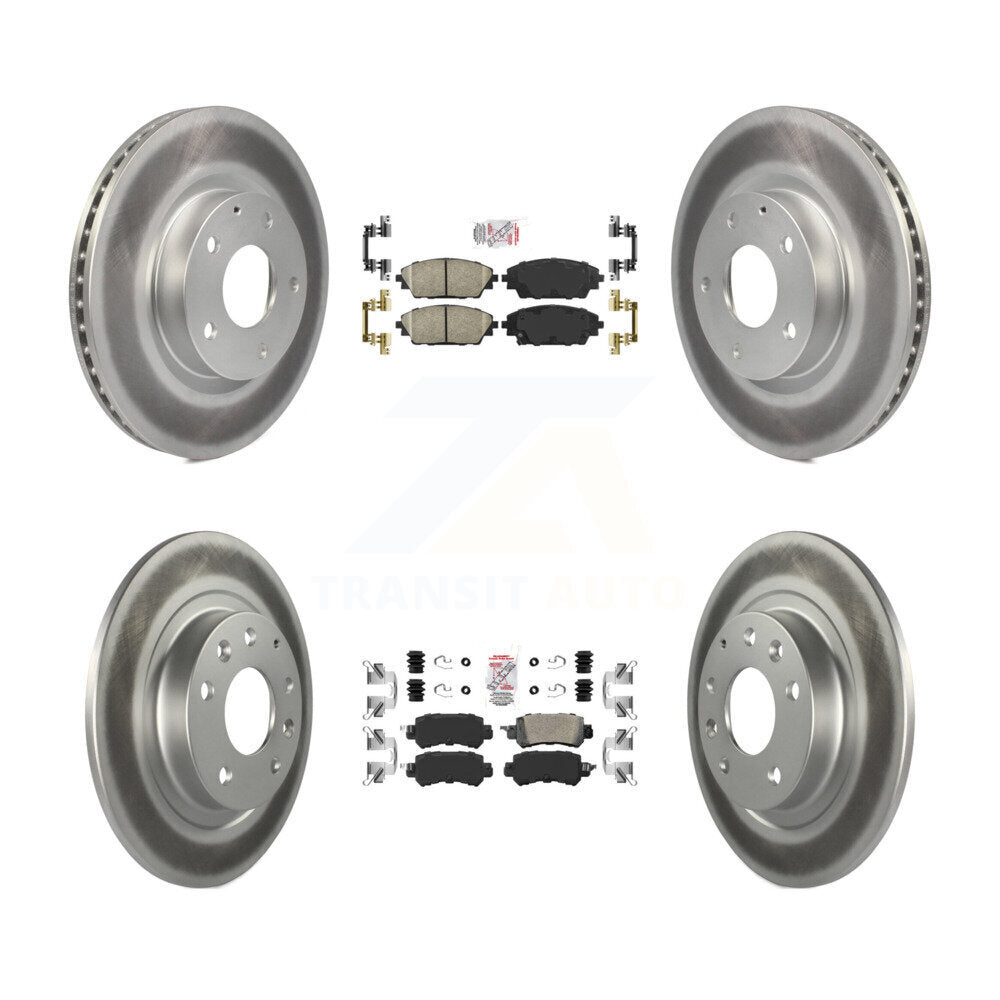 Transit Auto KGA-102271 Disc Brake Kit for 2016-2018 Mazda CX-3 - Front and Rear