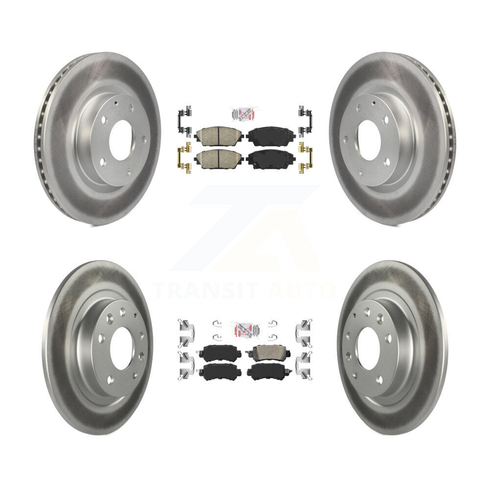 Transit Auto KGA-102273 Disc Brake Kit for 2016-2018 Mazda CX-3 - Front and Rear
