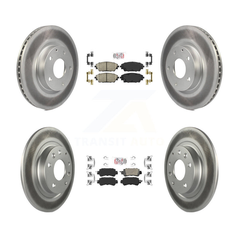 Transit Auto KGA-102273 Disc Brake Kit for 2016-2018 Mazda CX-3 - Front and Rear