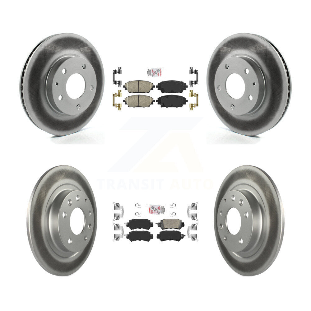 Transit Auto KGA-102274 Disc Brake Kit for 2016-2018 Mazda CX-3 - Front and Rear