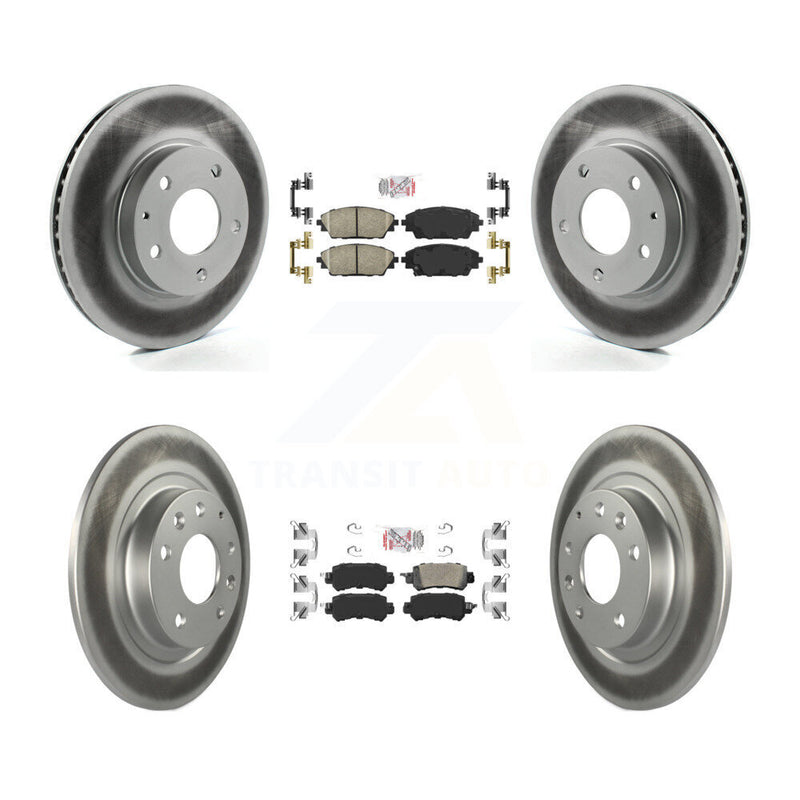 Transit Auto KGA-102274 Disc Brake Kit for 2016-2018 Mazda CX-3 - Front and Rear