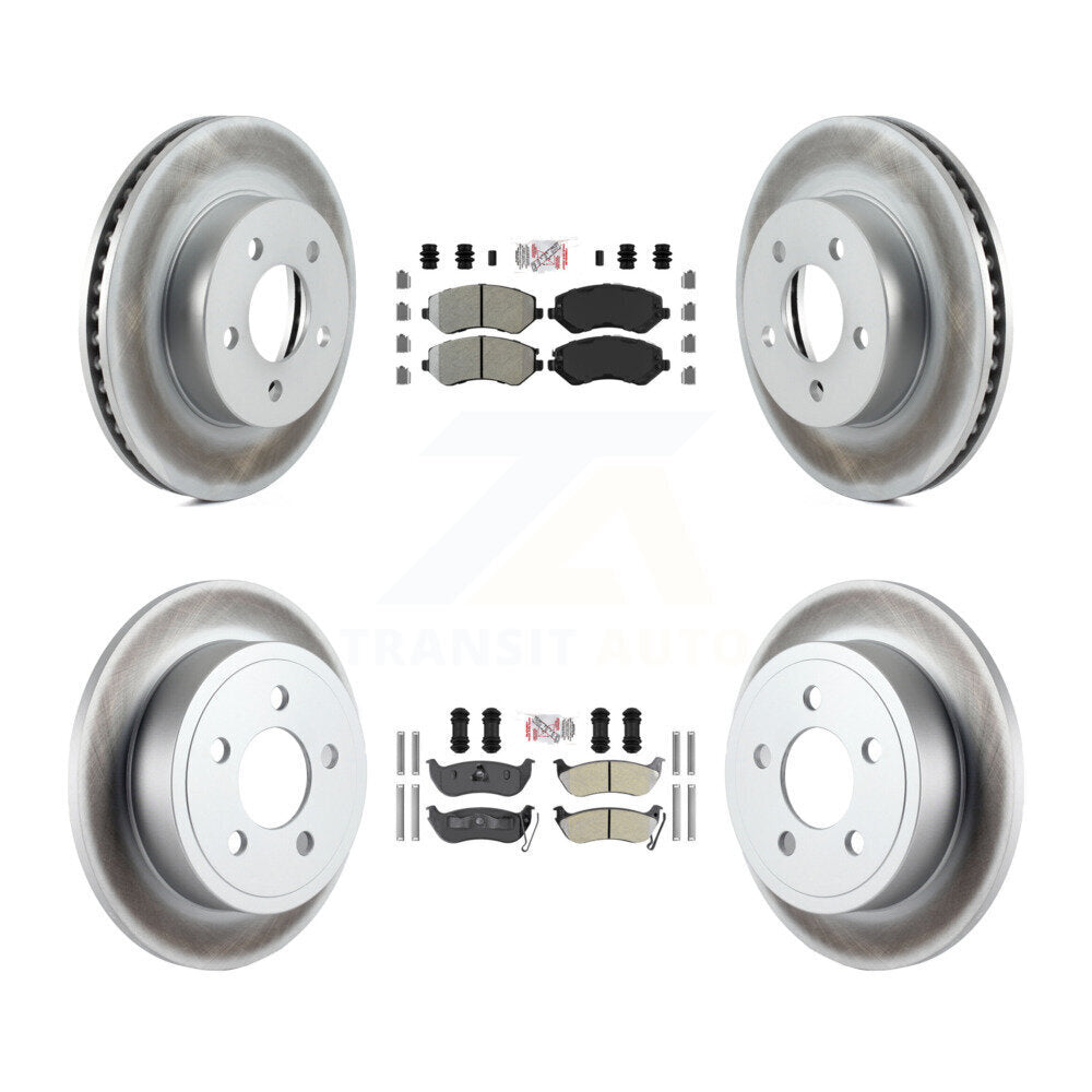 Transit Auto KGA-102276 Disc Brake Kit for 2003-2007 Jeep Liberty - Front and Rear