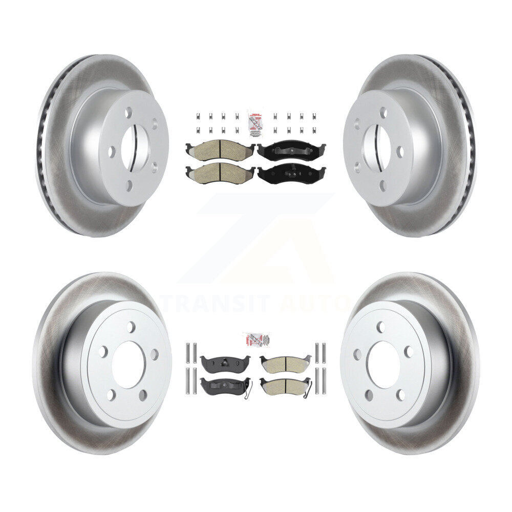Transit Auto KGA-102280 Disc Brake Kit for 2003-2006 Jeep TJ, Jeep Wrangler - Front and Rear
