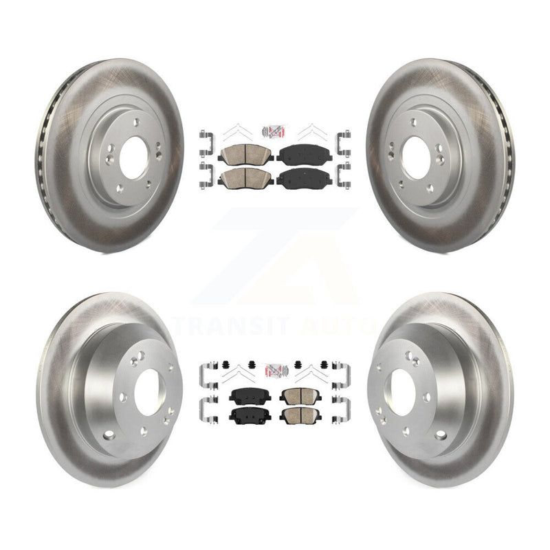 Transit Auto KGA-102288 Disc Brake Kit for 2017-2019 Hyundai Santa Fe, Hyundai Santa Fe XL - Front and Rear