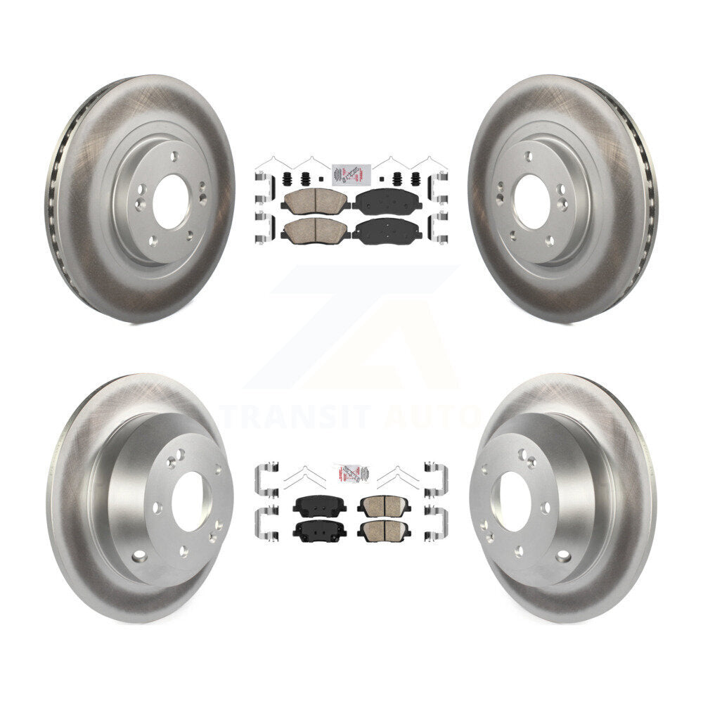 Transit Auto KGA-102289 Disc Brake Kit for 2017-2019 Hyundai Santa Fe, Hyundai Santa Fe XL - Front and Rear