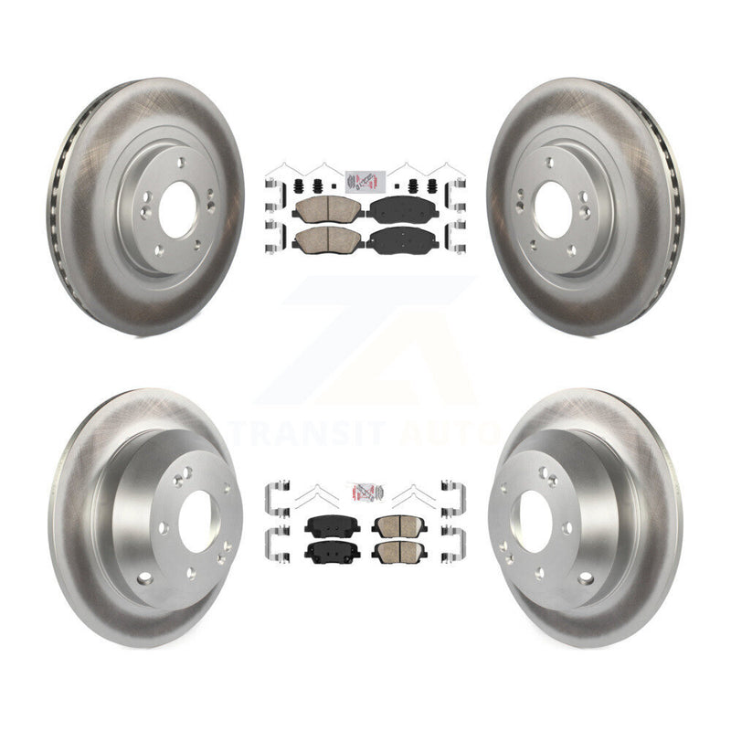 Transit Auto KGA-102289 Disc Brake Kit for 2017-2019 Hyundai Santa Fe, Hyundai Santa Fe XL - Front and Rear