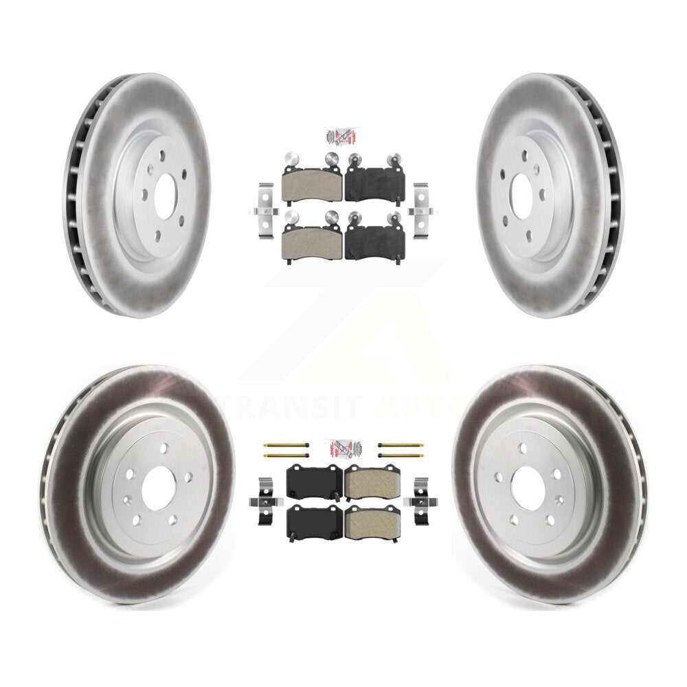 Transit Auto KGA-102295 Disc Brake Kit for 2010-2015 Chevrolet Camaro - Front and Rear