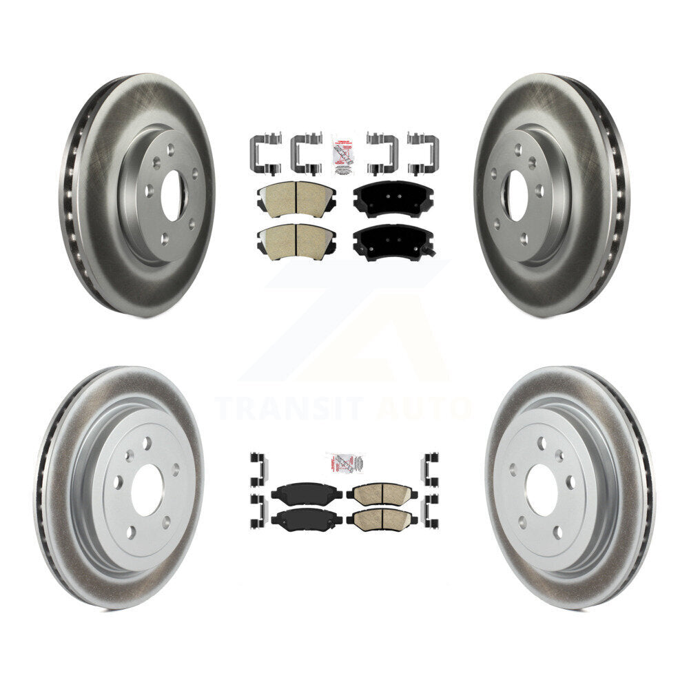 Transit Auto KGA-102296 Disc Brake Kit for 2010-2015 Chevrolet Camaro - Front and Rear