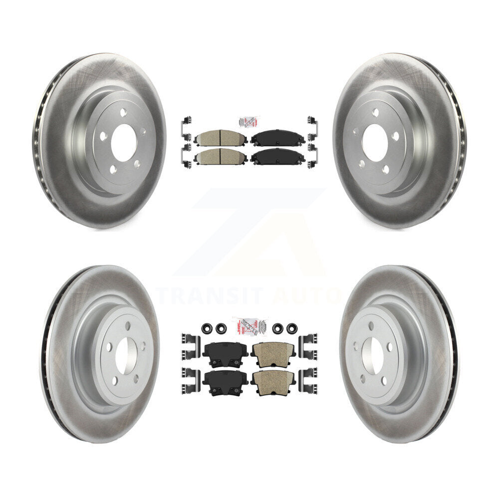 Transit Auto KGA-102298 Disc Brake Kit for 2006-2013 Dodge Charger - Front and Rear