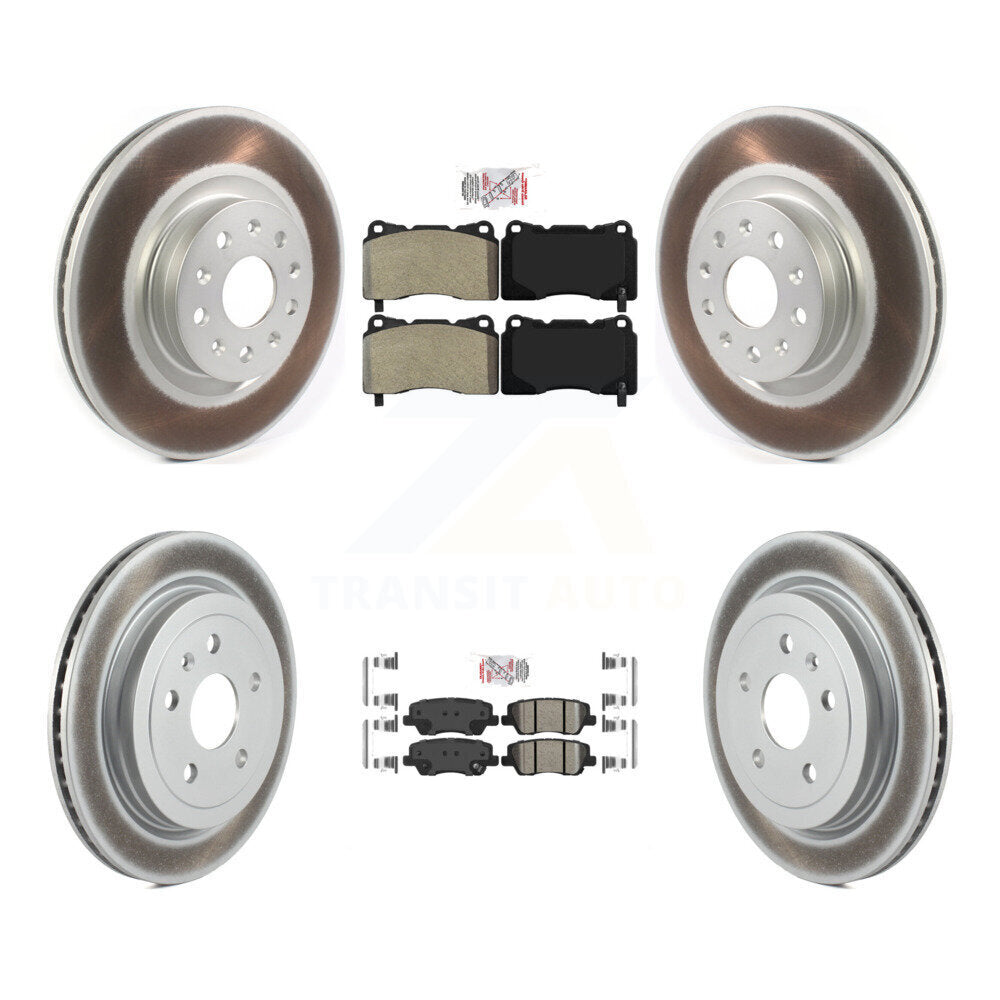 Transit Auto KGA-102305 Disc Brake Kit for 2015 Cadillac CTS - Front and Rear