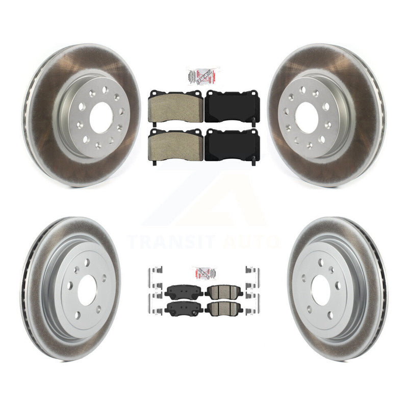 Transit Auto KGA-102306 Disc Brake Kit for 2015-2016 Cadillac CTS - Front and Rear
