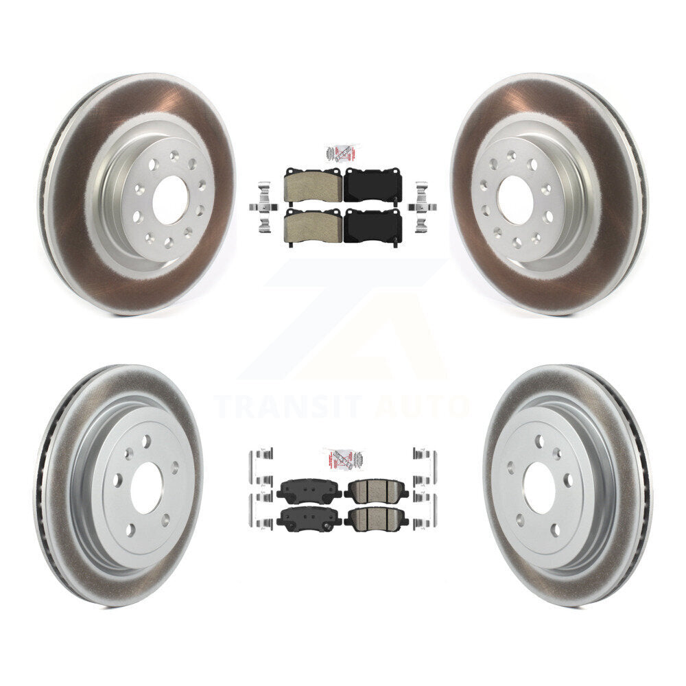 Transit Auto KGA-102308 Disc Brake Kit for 2015 Cadillac CTS - Front and Rear