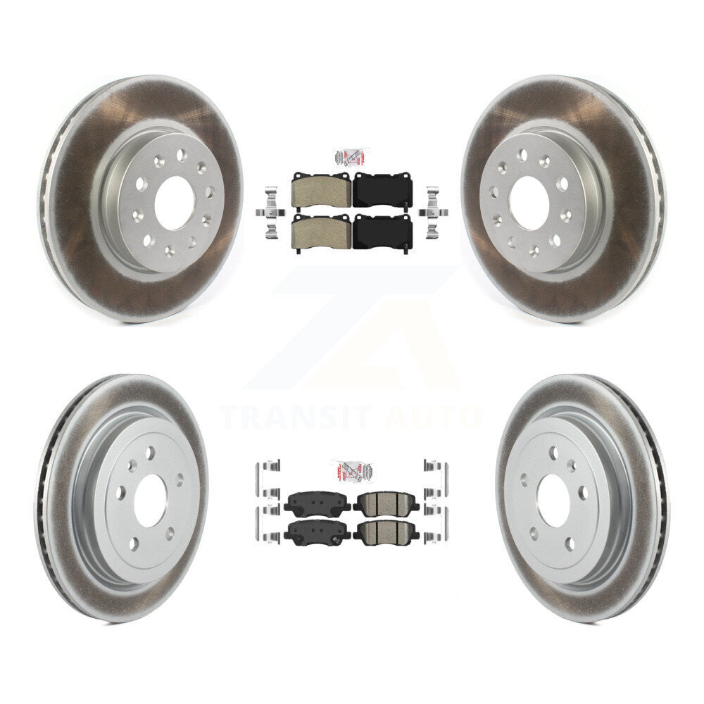 Transit Auto KGA-102309 Disc Brake Kit for 2015-2016 Cadillac CTS - Front and Rear