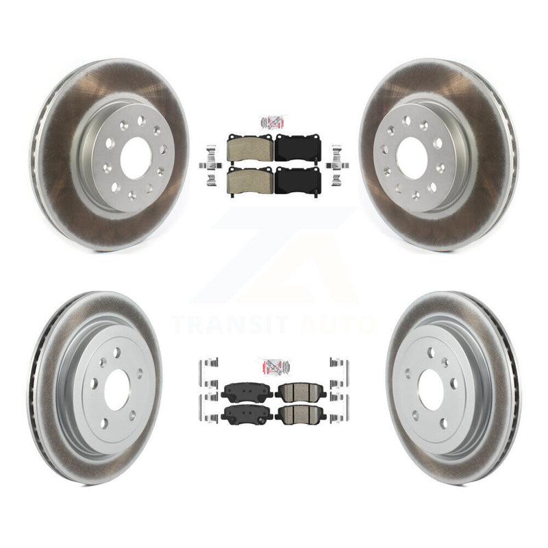 Transit Auto KGA-102309 Disc Brake Kit for 2015-2016 Cadillac CTS - Front and Rear